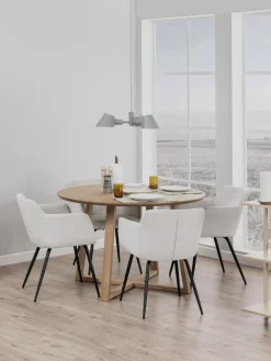 Mesa de comedor redonda Malika, Ø 120 cm^ Mesas De Comedor|Mesas De Comedor