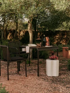 Ferm Living Mesa de jardín Dapple, 80 x 80 cm^ Mesas De Jardín|Mesas De Jardí­N