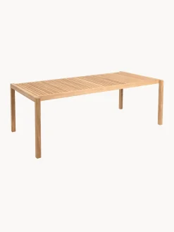 Carl Hansen & Søn Mesa de jardín de madera de teca AH901, 203 x 100 cm