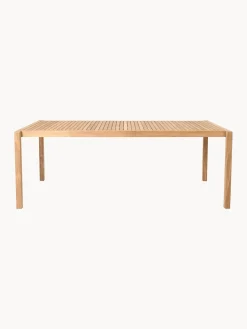 Carl Hansen & Søn Mesa de jardín de madera de teca AH901, 203 x 100 cm