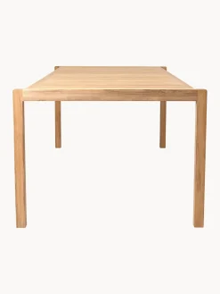 Carl Hansen & Søn Mesa de jardín de madera de teca AH901, 203 x 100 cm
