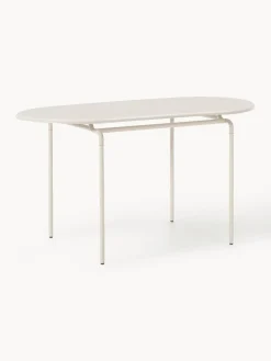 Westwing Collection Mesa de jardín ovalada Kumi, tamaños diferentes