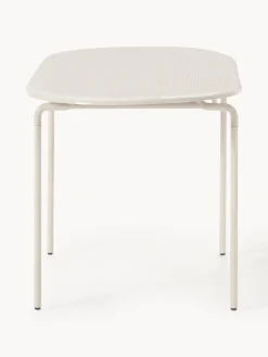 Westwing Collection Mesa de jardín ovalada Kumi, tamaños diferentes