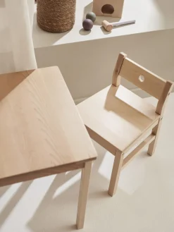 Niños Kid's Concept Mesa infantil de madera de haya Saga