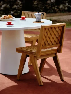 Westwing Collection Mesa redonda para exterior Kim