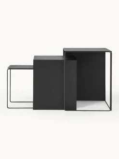 Ferm Living Mesas auxiliares de metal Cluster, 3 uds.