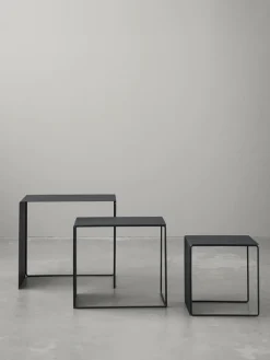Ferm Living Mesas auxiliares de metal Cluster, 3 uds.