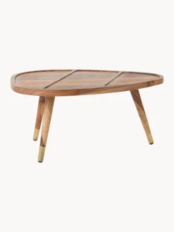 Dutchbone Mesas de centro ovaladas de madera sheesham Sham, 2 uds.^ Mesas De Centro|Mesas De Centro