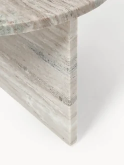 Westwing Collection Mesas de centro ovaladas de metal y mármol Leander, 2 uds.^ Mesas De Centro|Mesas De Centro