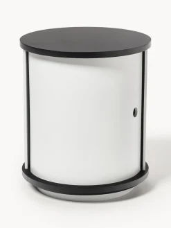 Westwing Collection Mesilla de noche con puerta corredera Svea