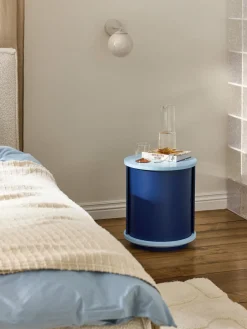 Westwing Collection Mesilla de noche con puerta corredera Svea^ Mesitas De Noche|Mesitas De Noche