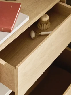 Westwing Collection Mesilla de noche de madera Larsen^ Mesitas De Noche|Mesitas De Noche