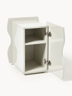 Westwing Collection Mesita de noche brillante Emina^ Mesitas De Noche|Mesitas De Noche