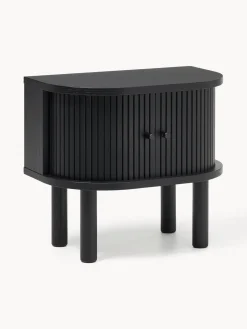 Westwing Collection Mesita de noche con frente acanalado Calary^ Mesitas De Noche|Mesitas De Noche