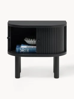 Westwing Collection Mesita de noche con frente acanalado Calary^ Mesitas De Noche|Mesitas De Noche