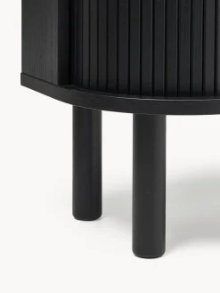 Westwing Collection Mesita de noche con frente acanalado Calary^ Mesitas De Noche|Mesitas De Noche