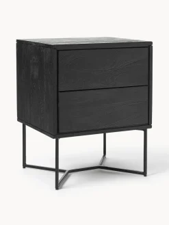 Westwing Collection Mesita de noche de madera de mango Luca