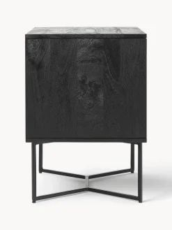 Westwing Collection Mesita de noche de madera de mango Luca