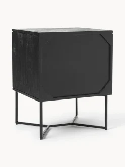 Westwing Collection Mesita de noche de madera de mango Luca