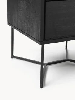 Westwing Collection Mesita de noche de madera de mango Luca