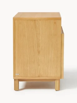 Mesita de noche de madera de roble Beyla^ Mesitas De Noche|Mesitas De Noche