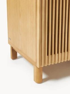 Mesita de noche de madera de roble Beyla^ Mesitas De Noche|Mesitas De Noche