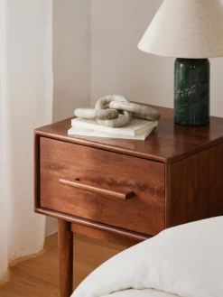 Westwing Collection Mesita de noche de madera de mango Paul^ Mesitas De Noche|Mesitas De Noche