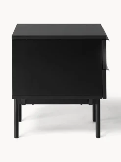 Westwing Collection Mesita de noche de madera Elona