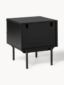 Westwing Collection Mesita de noche de madera Elona