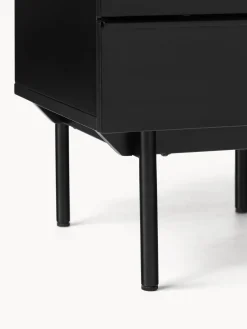 Westwing Collection Mesita de noche de madera Elona