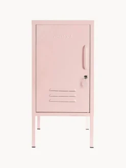 Niños Mustard Made Mesita de noche de metal The Shorty, apertura de puerta izquierda o derecha