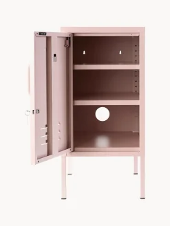 Niños Mustard Made Mesita de noche de metal The Shorty, apertura de puerta izquierda o derecha