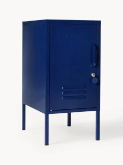 Niños Mustard Made Mesita de noche de metal The Shorty, apertura de puerta izquierda o derecha