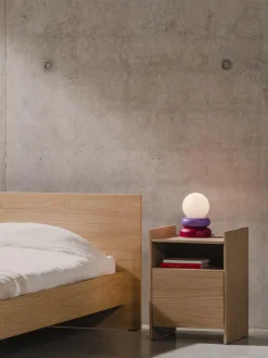 Noo.ma Mesita de noche Toopt - roble