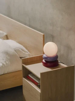 Noo.ma Mesita de noche Toopt - roble