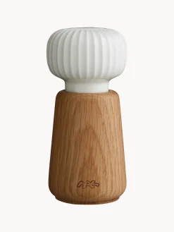KÄHLER Molinillo de especias de madera de roble hecho a mano Hammershøi