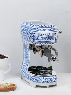 Smeg Máquina de café espresso Dolce & Gabbana - Blu Mediterraneo^ Máquinas De Café
