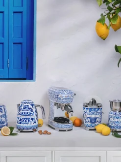 Smeg Máquina de café espresso Dolce & Gabbana - Blu Mediterraneo^ Máquinas De Café