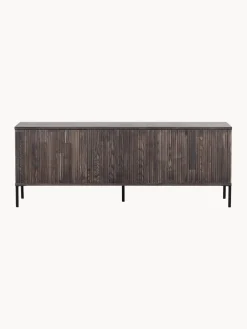 Mueble TV de madera de fresno Avourio, 3 puertas