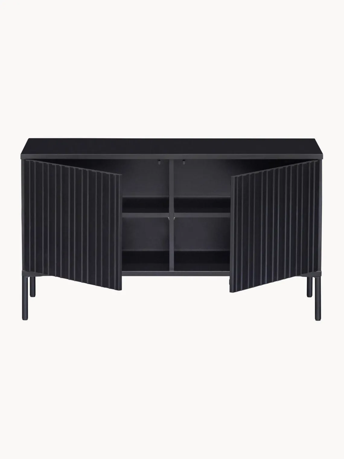 Mueble TV de madera de pino Avourio, 2 puertas^ Muebles De Tv|Muebles De Tv