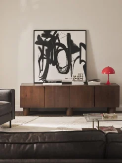 Westwing Collection Mueble TV de madera de roble Cadi^ Muebles De Tv|Muebles De Tv