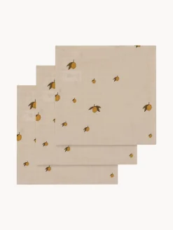 Niños Konges Slojd Muselinas de algodón ecológico Lemon, 3 uds.
