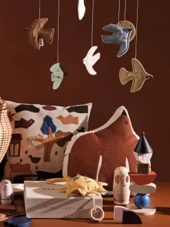 Niños Ferm Living Kids Móvil de algodón orgánico Swif Bird