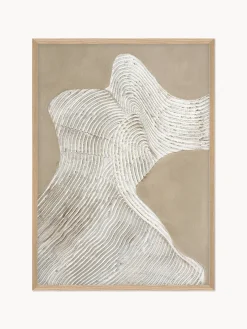 Malerifabrikken Nordic Art / Raw shape 3 / 30x40 CM / Marco de roble^ Lienzos|Jarrones