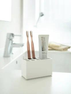 Yamazaki Organizador cepillos de dientes Mist^ Portacepillos De Dientes|Jarrones