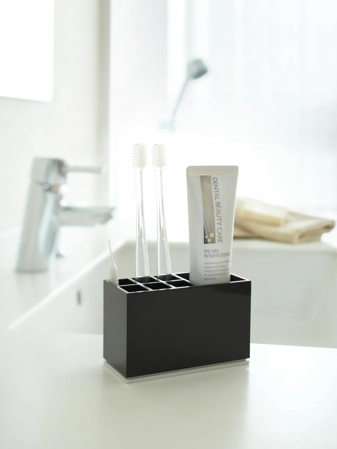 Yamazaki Organizador cepillos de dientes Mist^ Portacepillos De Dientes|Jarrones