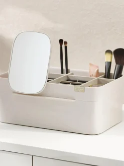 Joseph Joseph Organizador de cosméticos con cierre magnético y espejo Viva