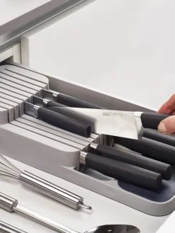 Joseph Joseph Organizador de cuchillos de plástico DrawerStore^ Cuchillos De Cocina Y Bloques|Cuchillos De Cocina