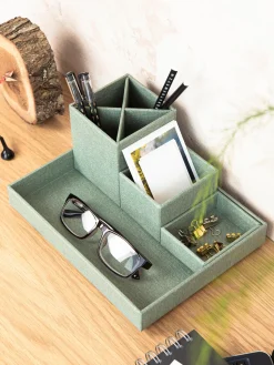 Bigso Box of Sweden Organizador de escritorio Lena, 4 uds.^ Material De Oficina|Material De Oficina