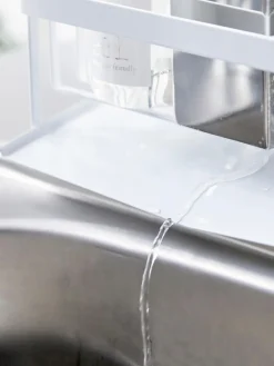 Yamazaki Organizador lavavajillas de metal Tower^ Escurreplatos|Almacenaje De Cocina